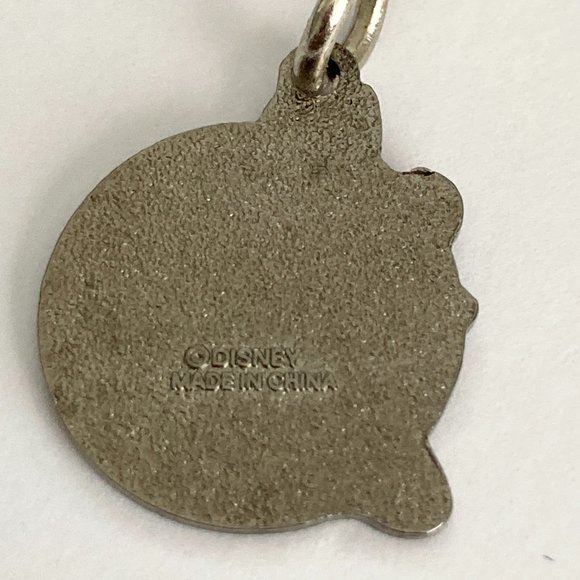 Vintage Disney Minnie Mouse Clip On Charm Zipper Pull Purse EnamelGlitter Signed - Picture 4 of 6